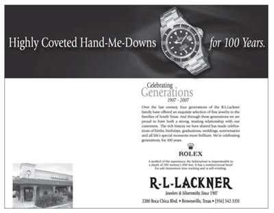 R.L. Lackner Print Ad