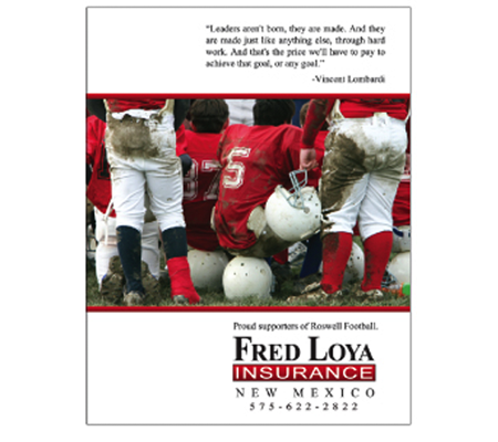 Fred Loya Print Ad